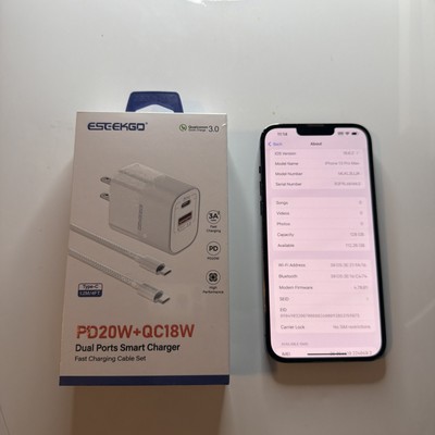   Apple iPhone 13 Pro  Max 128GB Graphite Unlocked Bundle  