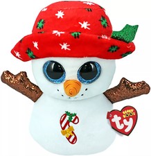 NEW TY Beanie Boos Brrrnie - Snowman Regular from Mr Toys
