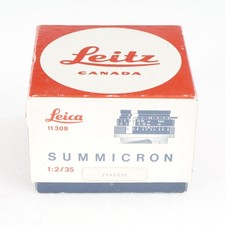 :Leica Genuine Lens Box for SUMMICRON-M 35mm f/2 Version II/III 11309 