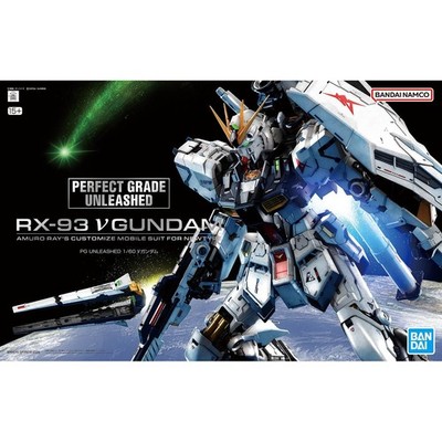 PG Unleashed RX-93 Nu Gundam 1/60 + LED Unit Set Perfect Grade