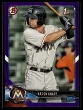 2018 Bowman #BP5 Aaron Knapp Prospects Purple #/250