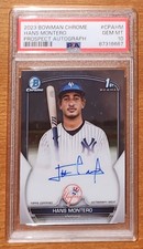 2023 Bowman Chrome - Prospect Autographs Hans Montero #CPA-HM (AU, RC)