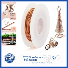 Solid Copper Wire 18 Gauge 60 FT Uninsulated for Jewelry Making and Projects