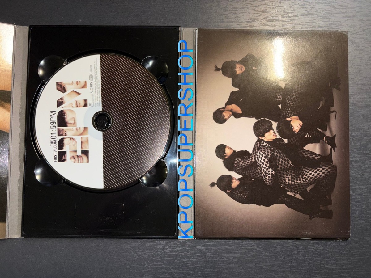 韓国★2PM 1stアルバム『 01:59PM 』サイン付きCD 2PM 1st Album 01:59PM CD Photobook Great Condition Rare OOP The