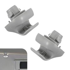 2 PCS Car Sun Visor Hook Clips, Sunscreen Holder Retainer Support Clip,