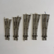 Peco HO / OO Gauge Nickel Silver Right Hand Points X5 Different Sizes Ex Layout