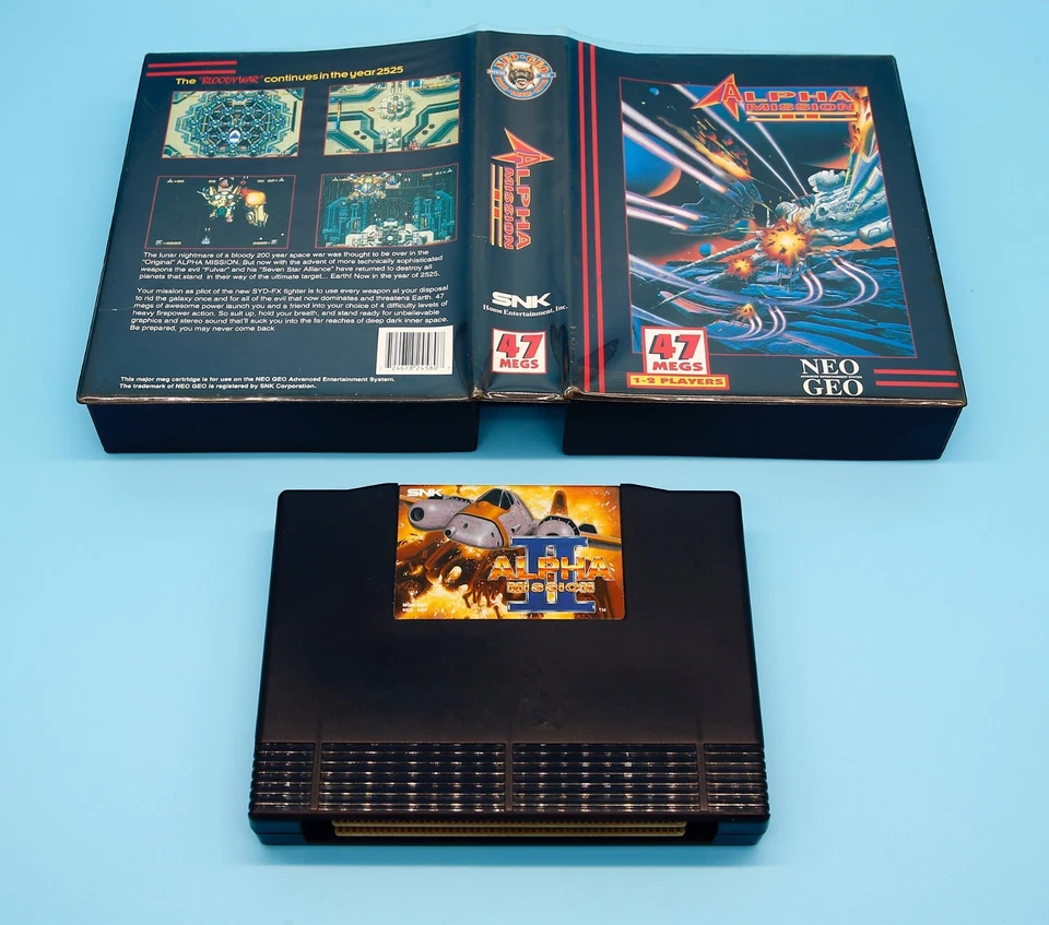 Alpha Mission 2 : ASO II Last Guardian US English AES • Neo Geo System • SNK - Image 2 of 2