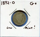 W@W 1892-o  Barber Dime, ( Better Date!! ) G+ !!!!!!!!!!