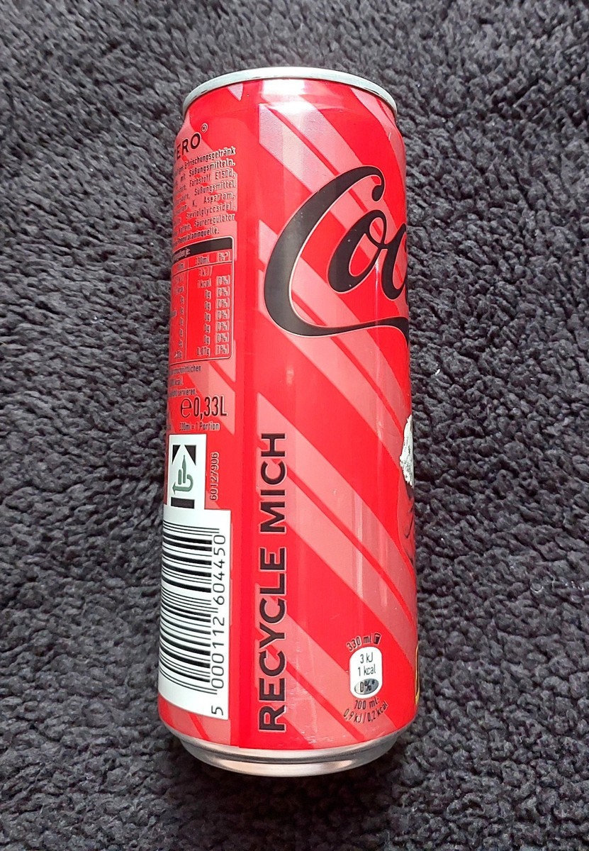 Empty COCA-COLA ZERO can GERMANY Collect 2025 CHRISTMAS NOEL XMAS