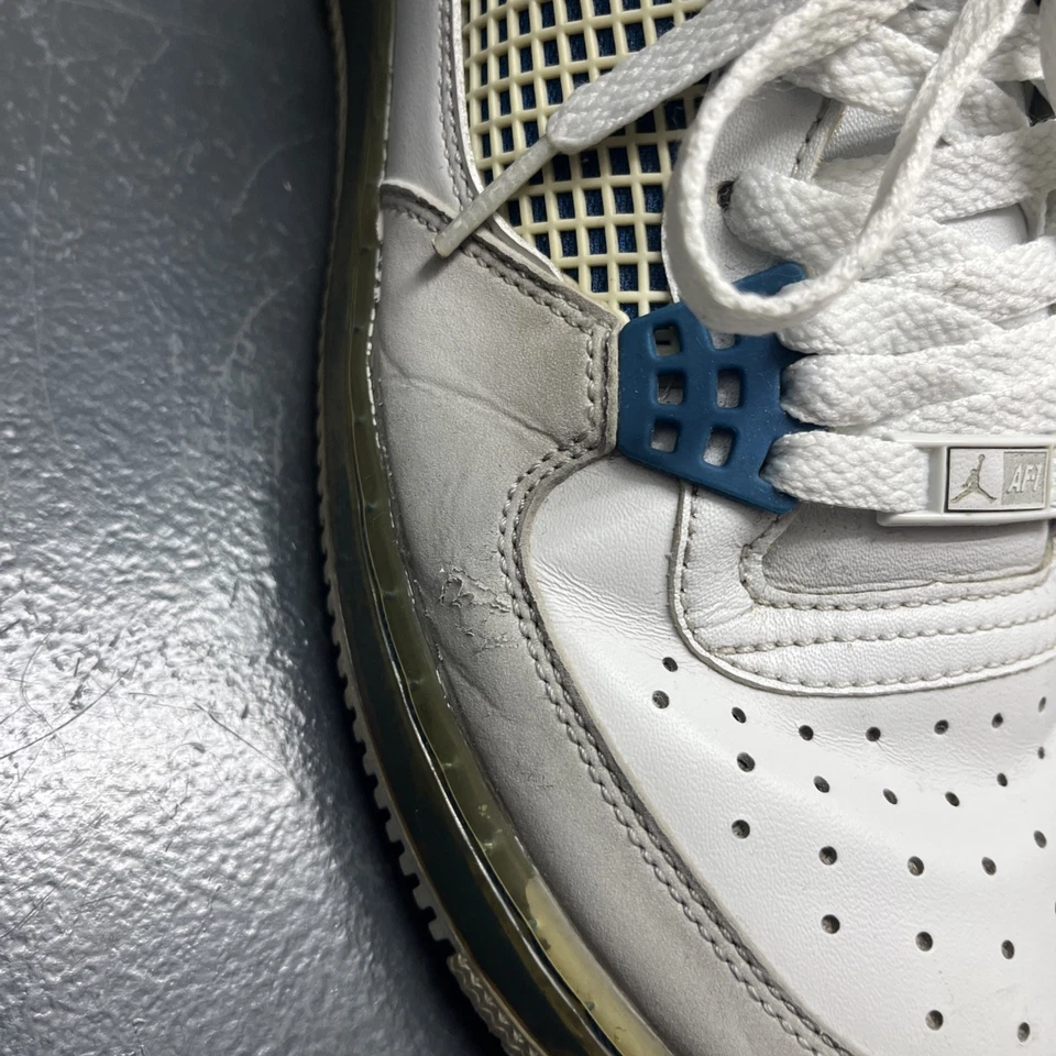 Air Jordan Fusion 4 Azul Militar 364342 141 Talla 8 - Lo mejor de ambos mundos Foto 4 de 4