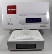 Sangean HDR-15 HD Radio AM FM RDS Digital Receiver Clock Radio Aux In