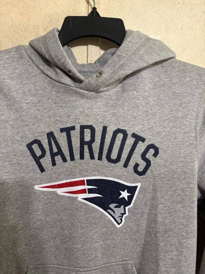Moletom com capuz masculino (M) Nike New England Patriots logotipo - Imagem 4 de 4