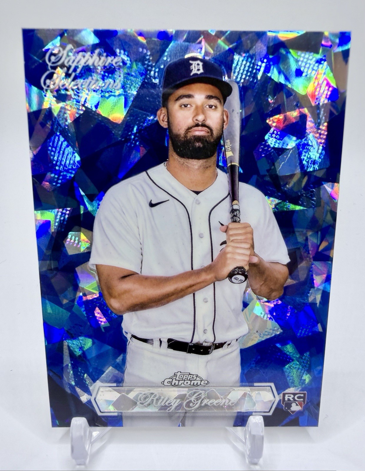 Riley Greene 2023 Topps Chrome Sapphire Edition Sapphire Selections #SS-9 Tigers