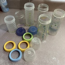 Playtex Baby Bottle Lot 6 Bottles Drop Ins 8oz 4 oz Baby Bottles