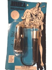 Vintage Mura DX-132b 500 Ohms Dynamic Microphone In Original Package