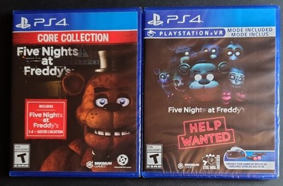 Five Nights at Freddy's Core Collection & Help Wanted PS4 Lot *Read Description*
