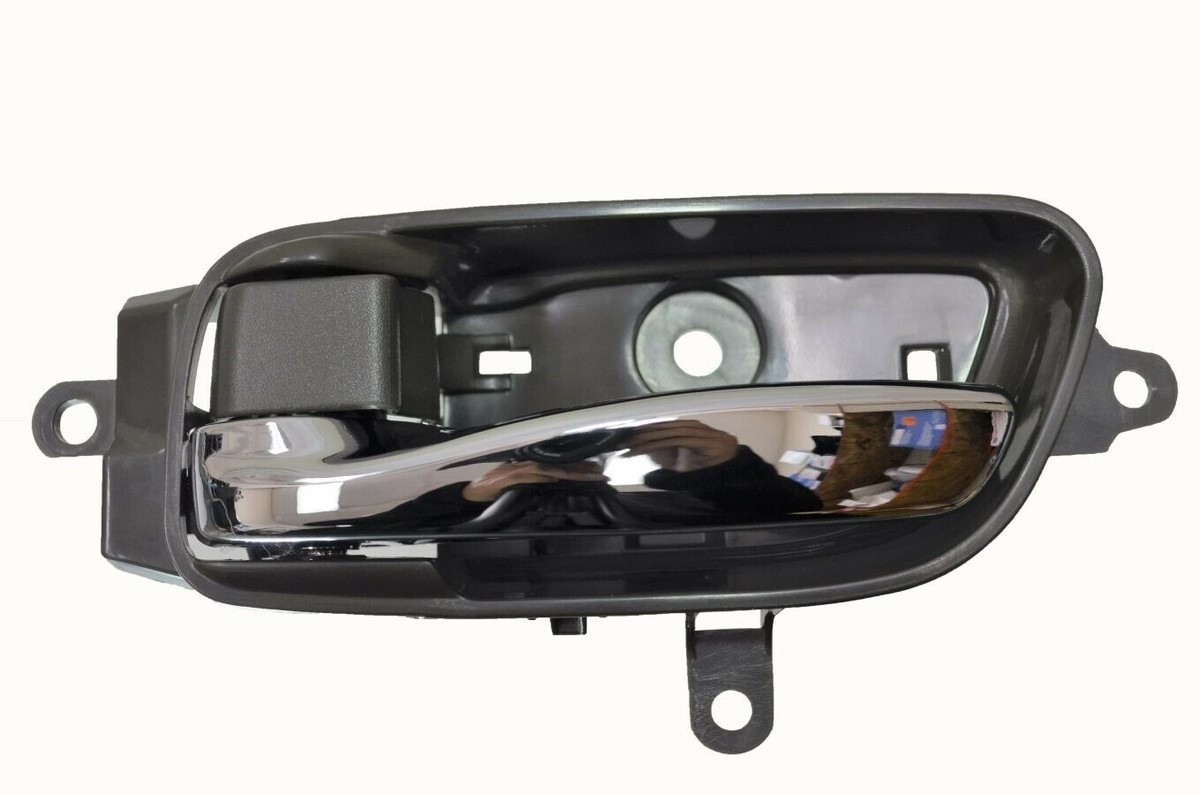 fits 2013 to 2018 Nissan Altima Interior Door Handle Left Gray Chrome