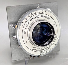 EXC Kodak Commercial Ektar 8 1/2 215mm F6.3 No.3 ACME SYNCHRO SHUTTER USA