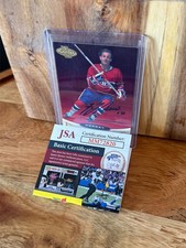 Guy Lafleur Auto Upper Deck Hockey Immortals JSA Certified Canadiens HOF