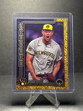2025 Topps Series 1 TREVOR MEGILL Team Color Border Variation SP #28 BREWERS