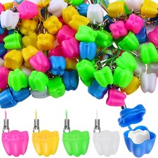 200-Piece Tooth Saver Necklaces, Tooth Necklace Little Box for Lost Teeth, Mi...