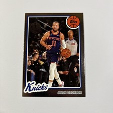 2025-26 Topps Basketball #80BK-95 JALEN BRUNSON KNICKS 80S RETRO