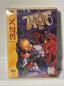 Tempo (Sega 32X, 1995) CIB Complete - Tested STILL IN ORIGINAL WRAP! NEW COND