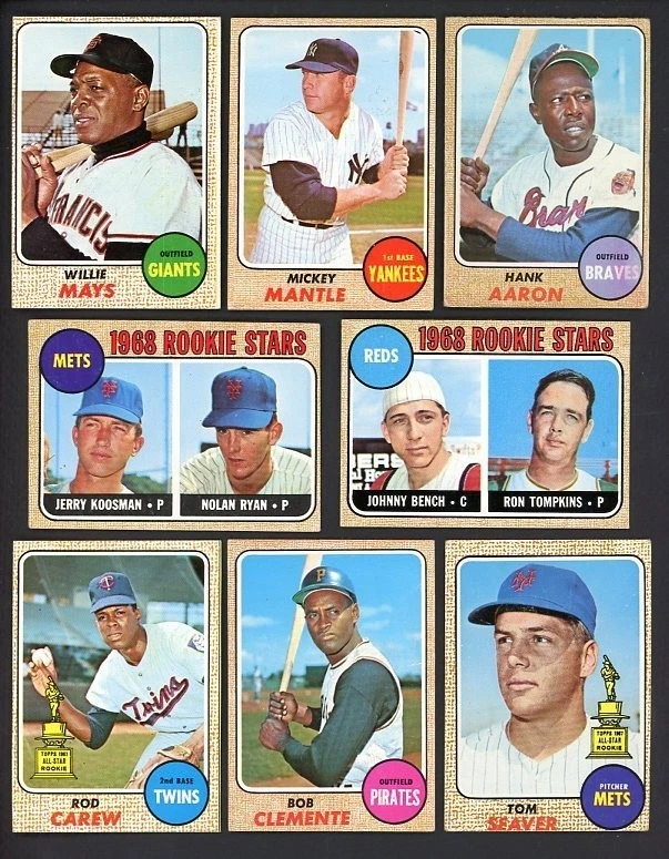 1968 Topps Baseball 251 to 598  -Complete Your Set -PRICING BASED ON CONDITION - Image 1 of 1