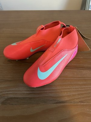 Nike ZM Jr Superfly 10 Club FG MG Youth Soccer Cleats Size 2Y Red