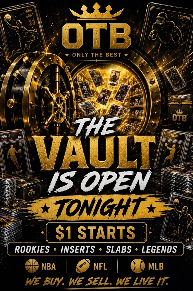 VAULTS OPEN TONIGHT🔆Modern Stars • Legends • Inserts • Patches  $1 Starts