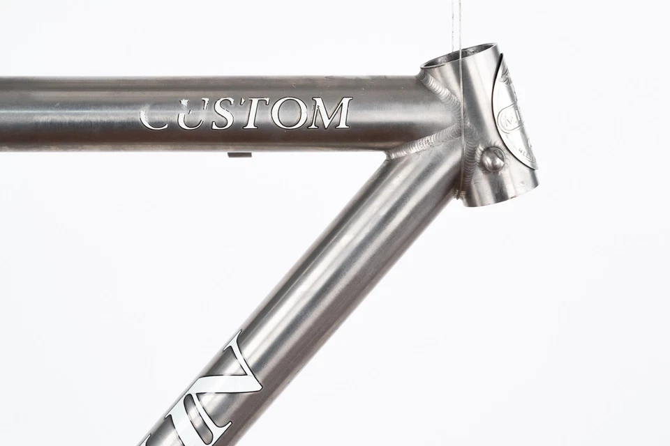 MERLIN CUSTOM TITANIUM FRAME 90s VINTAGE LIGHTWEIGHT ROAD RACING - Image 4 of 4