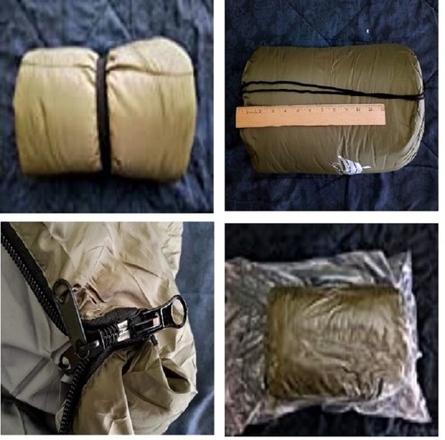 Invidual Sleeping Bag Unisex Outdoor Green 03 Season Zipper Constant Temperature - Picture 8 of 8