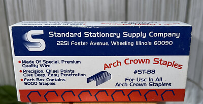 STAPLES (Arch Crown Staples) #ST-B8