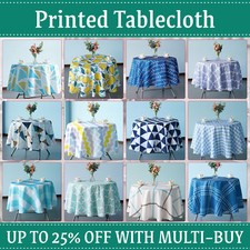 Table Cloths Polyester Cover Garden Dining Tableware Party Tablecloth