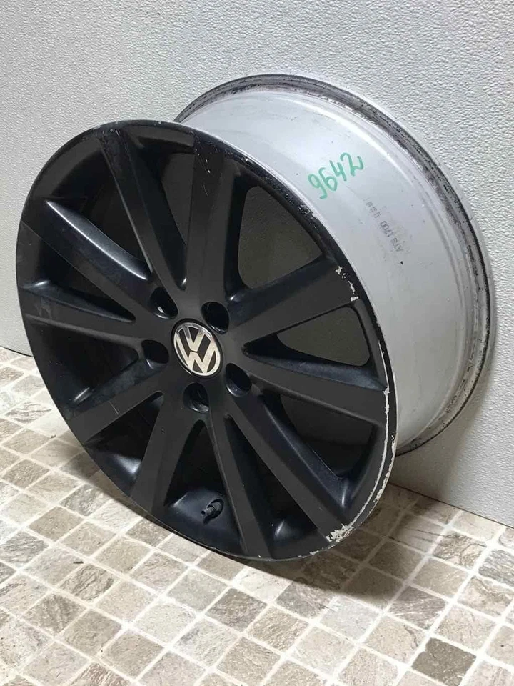 Alloy Wheel Rim 17x7-1/2 Painted 3C0601025J Fits 2007-2011 VOLKSWAGEN EOS 17" - Image 2 of 4