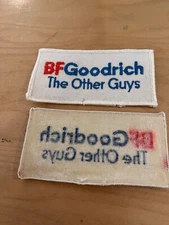 BF GOODRICH 70's,VINTAGE, patch, sew on  NEW OLD STOCK