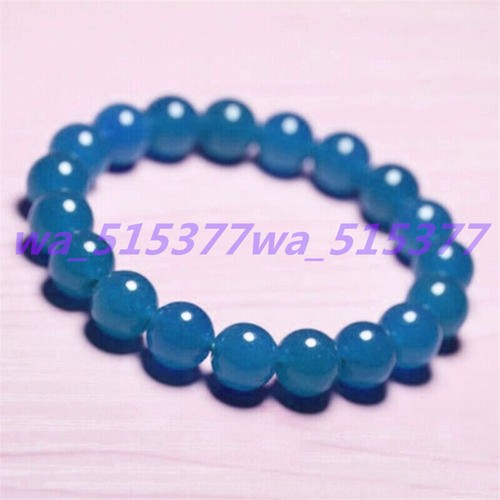Natural Multicolor 6/8/10mm Jade Jadeite Gems Round Beads Bangle Bracelet 7.5" - Picture 11 of 32