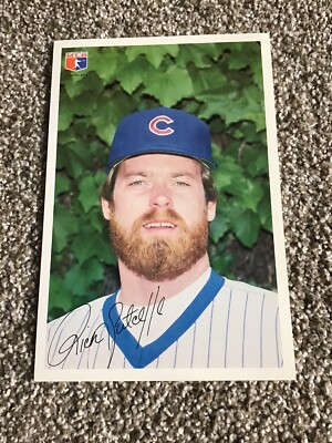 CHICAGO CUBS RICK SUTCLIFFE 1984 NEW JEWEL COLOR PHOTO VERY NICE