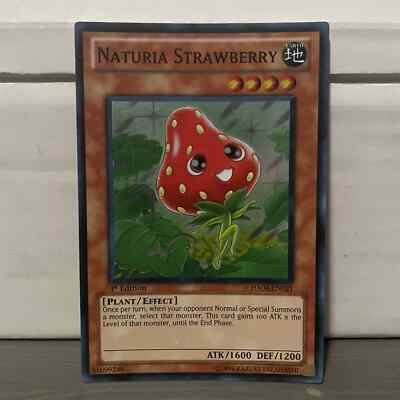 1ST EDITION NATURIA STRAWBERRY 1996 HA04-EN021 YUGIOH CARD (LP/MP) | eBay