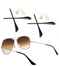 Replacement Rubber Kit Ear Socks Nose Pads for Ray-Ban Cockpit RB3362 Sunglasses