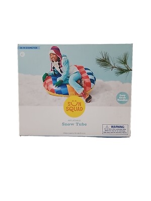 Sun Squad Inflatable Snow Tube 36  Diameter Easy Grab Handles