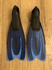 Cressi Agua Full Foot Snorkeling Fins Size Mens US 5/6 EU 37/38