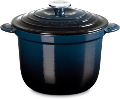 Le Creuset Rice Pot Nuit Blue 20cm 2.8L 3QT Cocotte Every Chrome