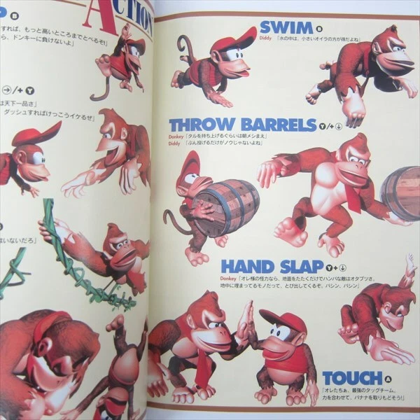 SUPER DONKEY KONG Nintendo Guía Oficial Libro SNES 1994 Japón SG13 Ver Estado Foto 3 de 4
