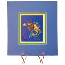 "Catfish Curiosity" Illustration, Ellisa H Mitchell, Signed Ltd Ed SciFi/Fantasy