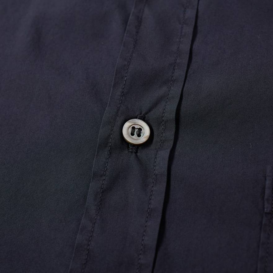 Maison Martin Margiela 10 garment basic navy button shirt l/s