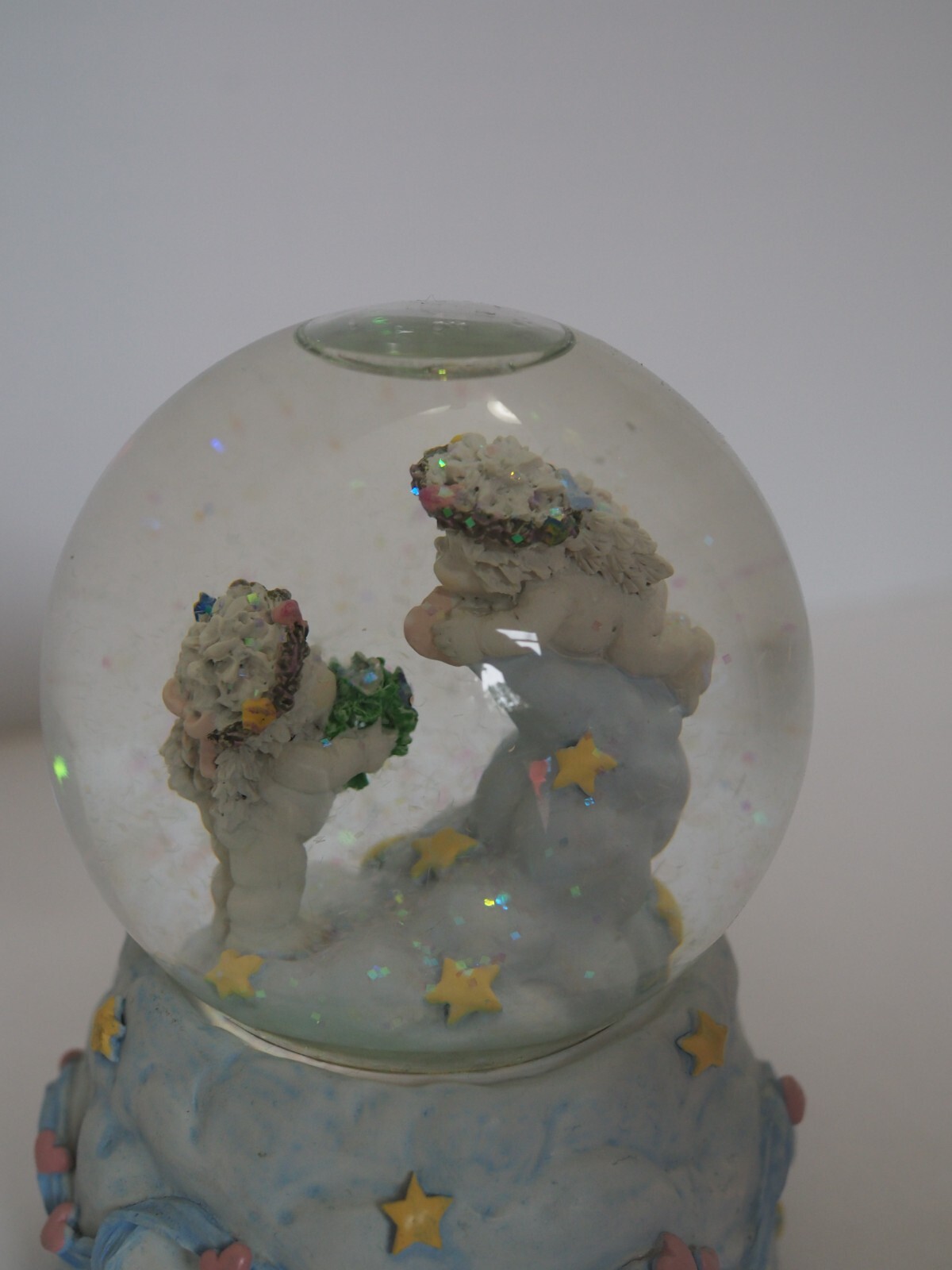 Dreamsicles Vtg. Westland Snow Globe Music Box D8505 Let Me Call You