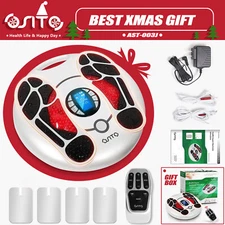 TENS EMS Foot Circulation Stimulator Massager Booster for Neuropathy Feet Legs