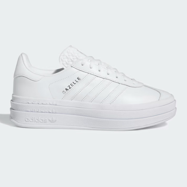 Женские кроссовки Adidas Gazelle Bold Triple белого цвета - IE5130 Expeditedship