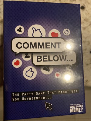 Comment Below - Adult Party Game by What Do You Meme?